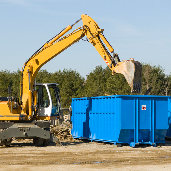 what happens if the residential dumpster is damaged or stolen during rental in Menard County IL